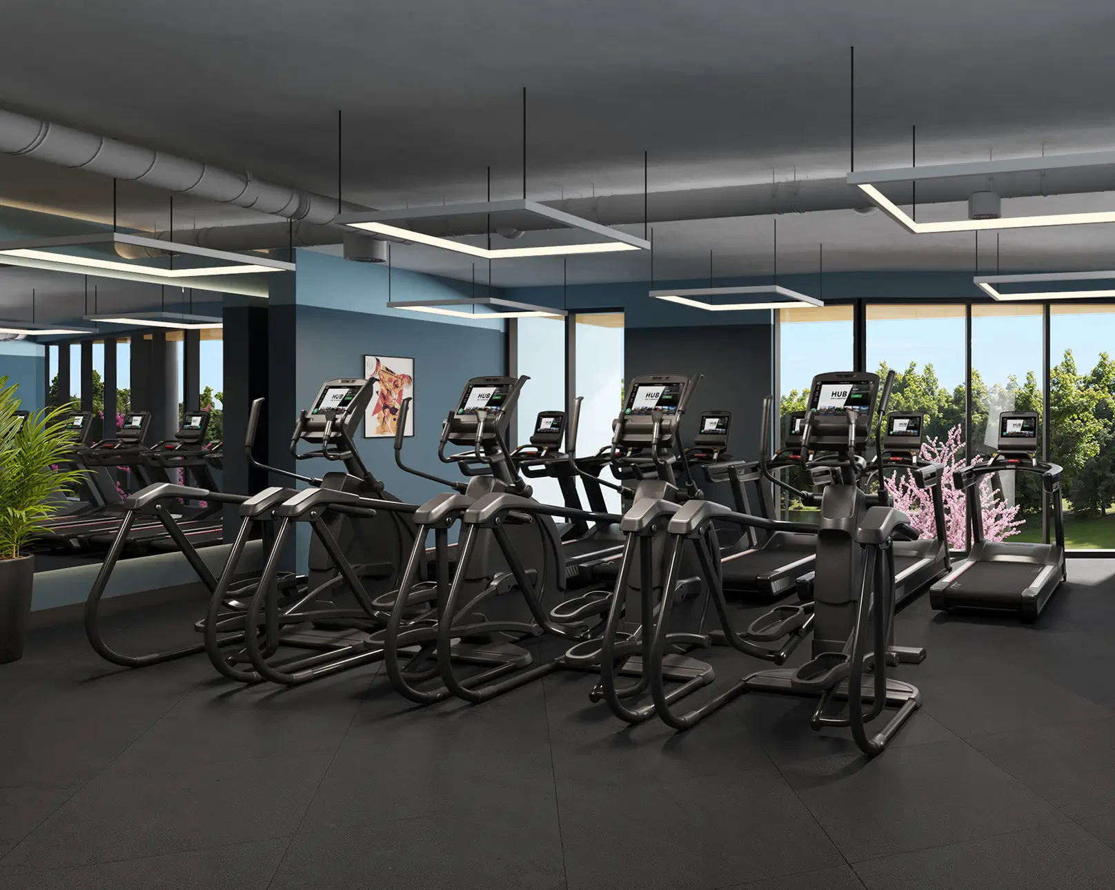 modern fitness center