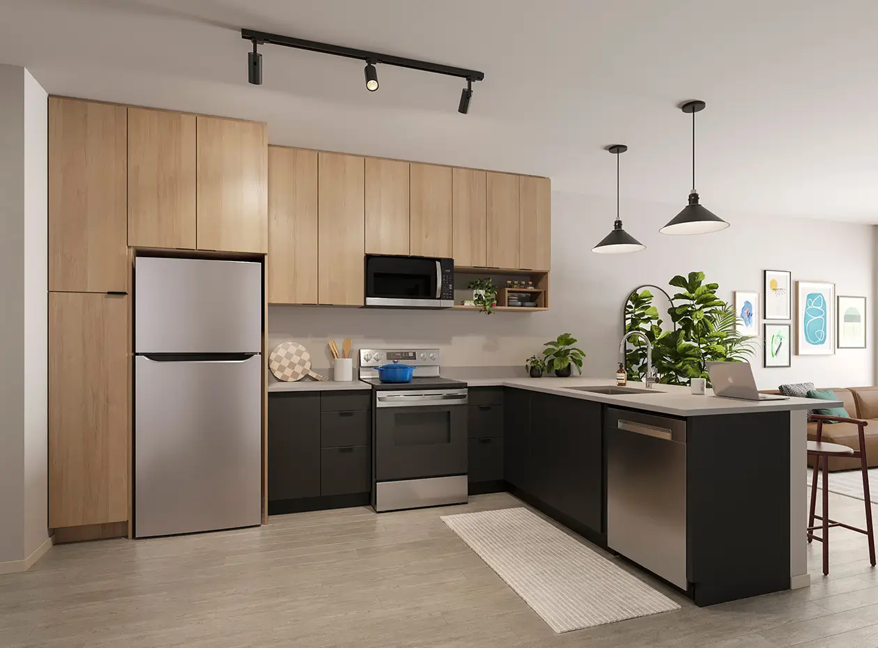 open kitchen
