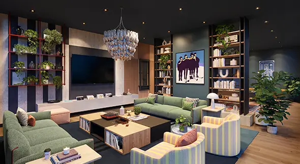 clubhouse interior