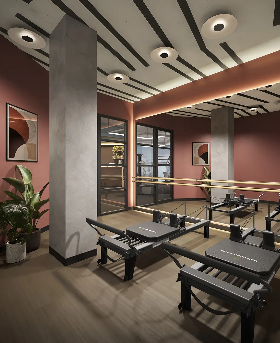 modern fitness center