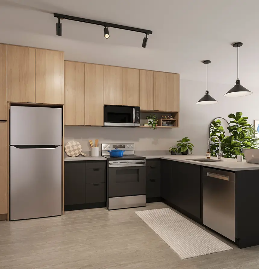 open kitchen