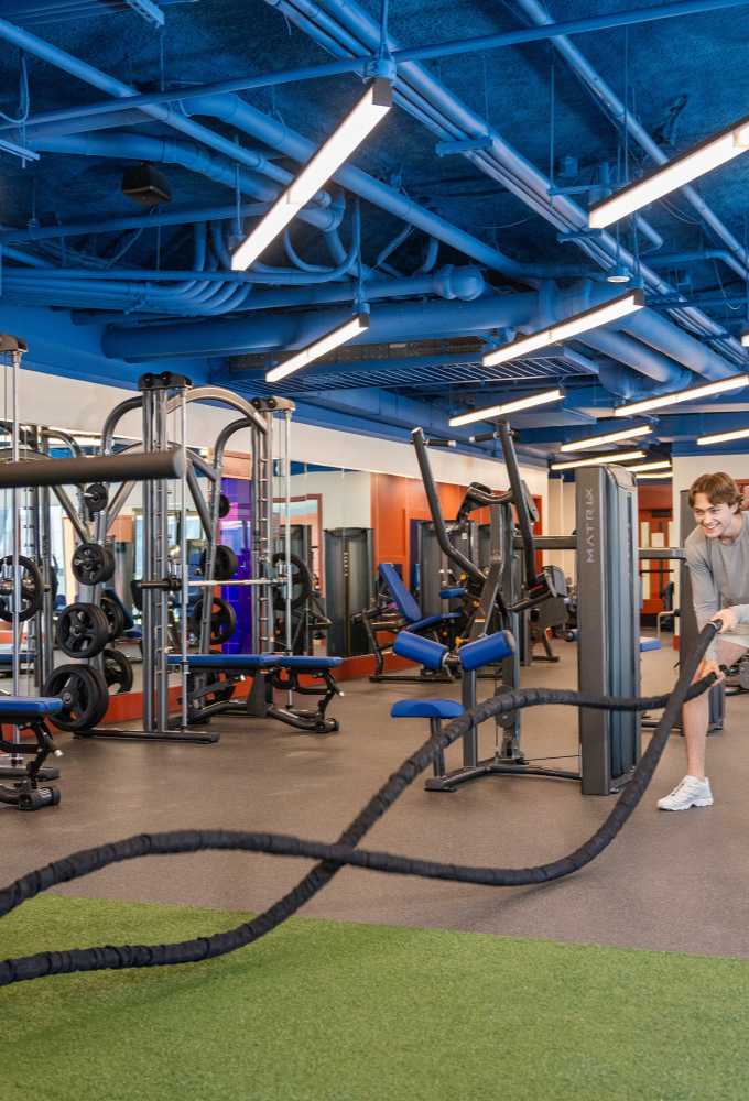 State-of-the-art fitness center