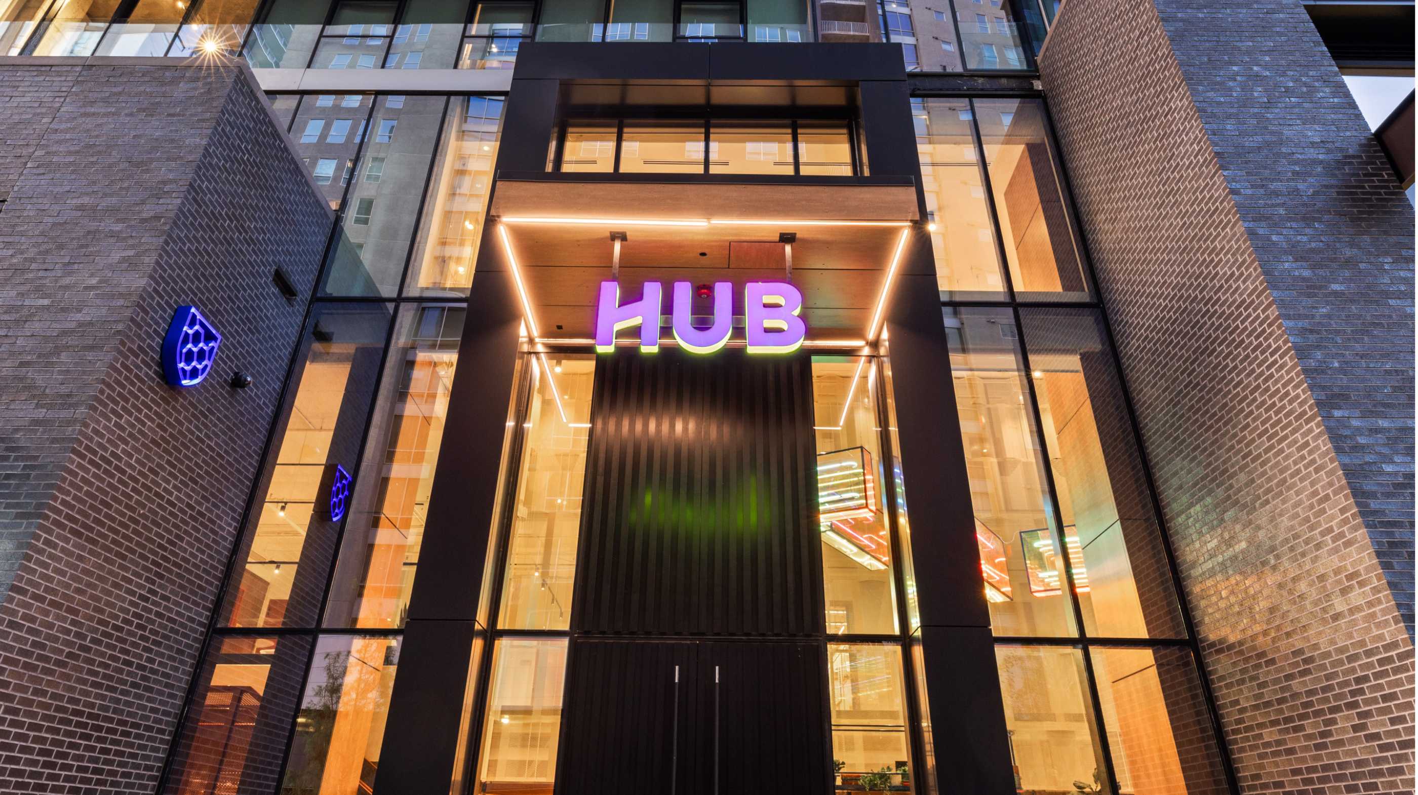 The exterior of Hub Atlanta