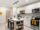 Kitchen with stainless steel appliances