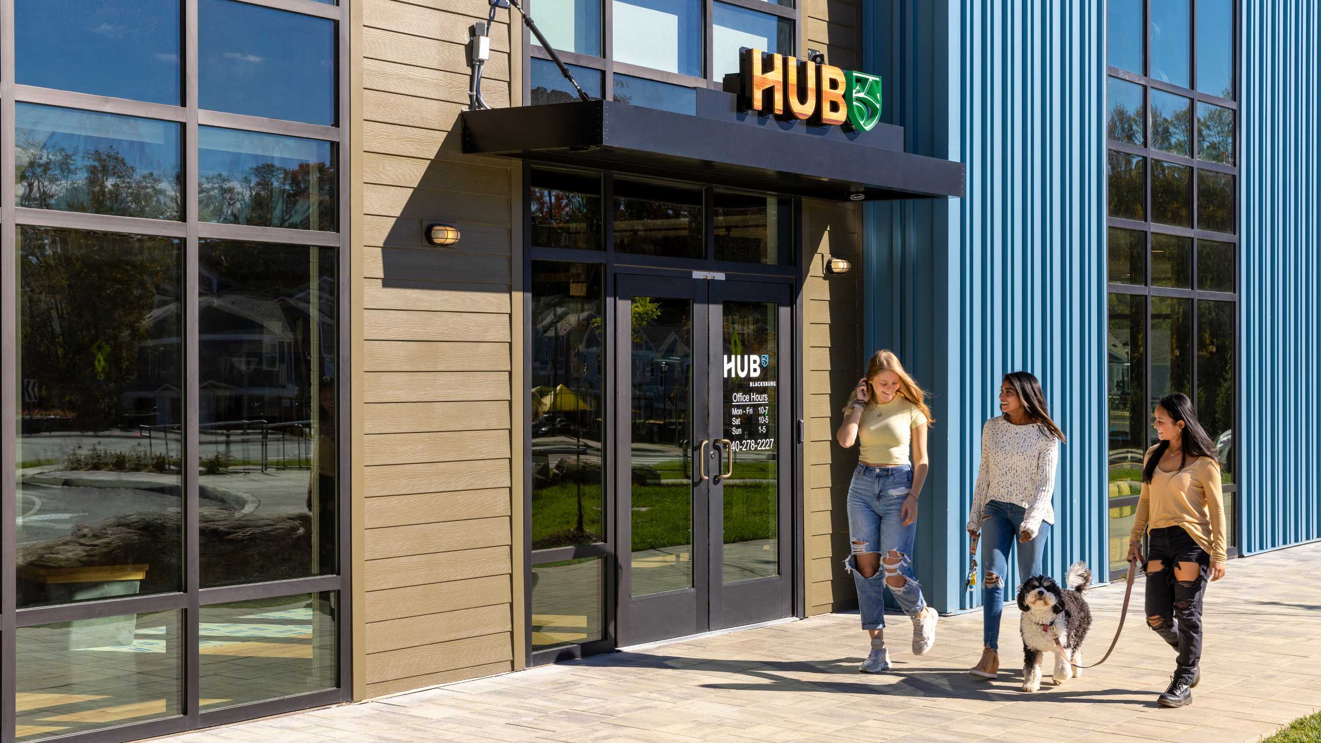 Entrance of the Hub community