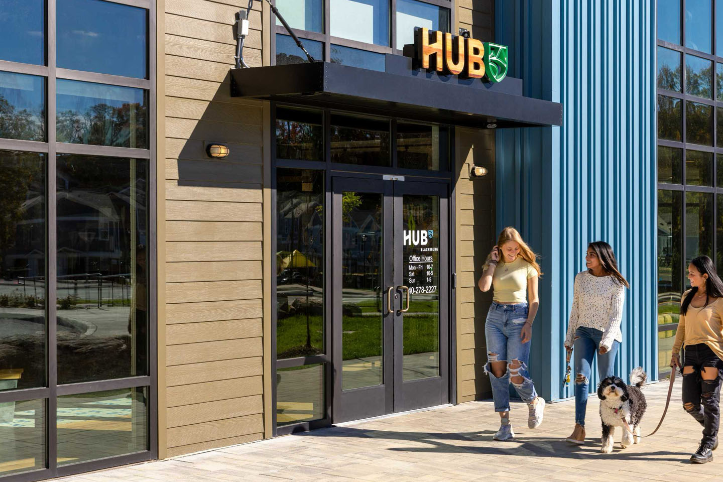 Entrance to the Hub Blacksburg