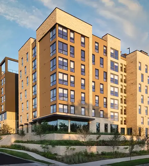 exterior of the Hub Bloomington building