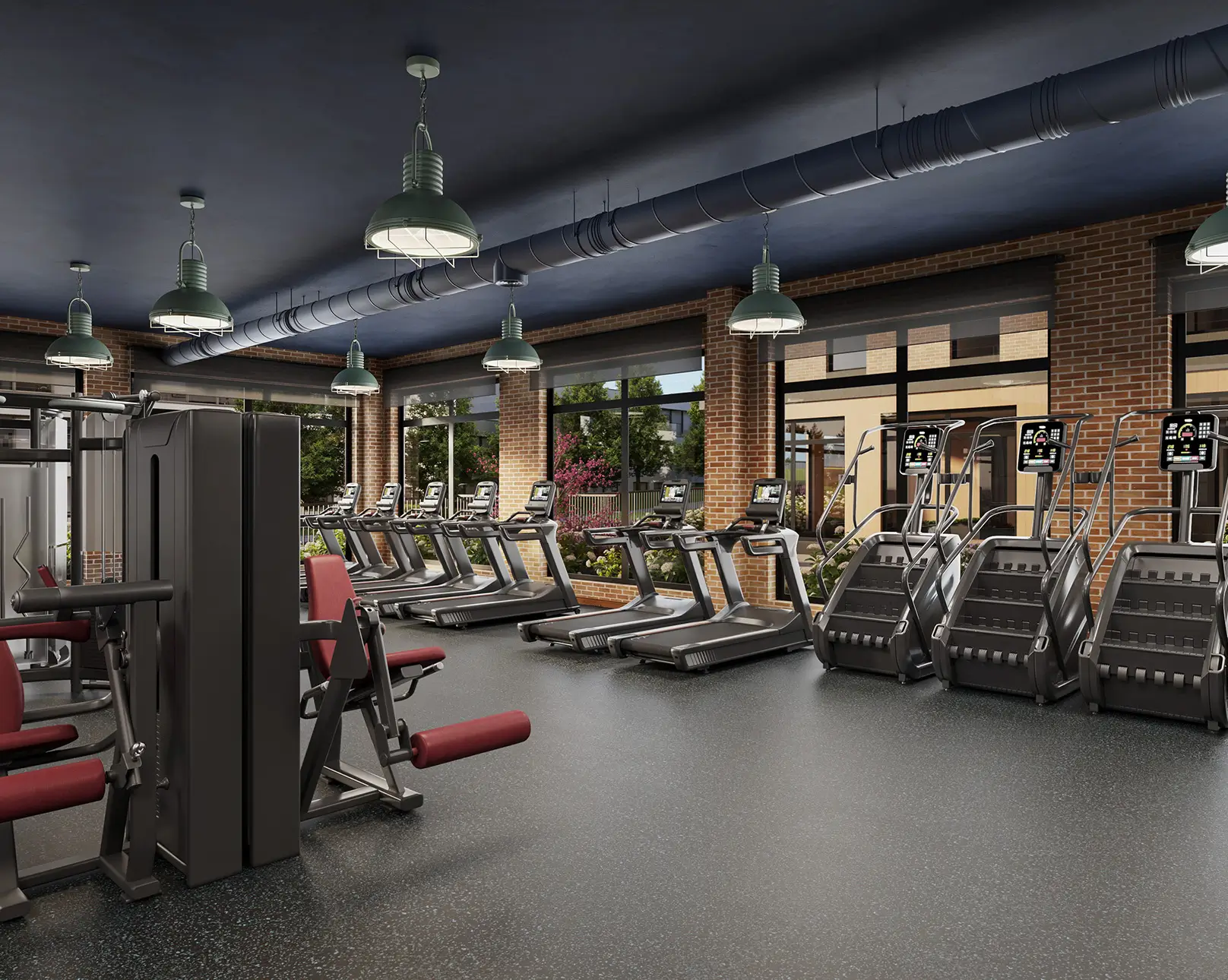 modern fitness center