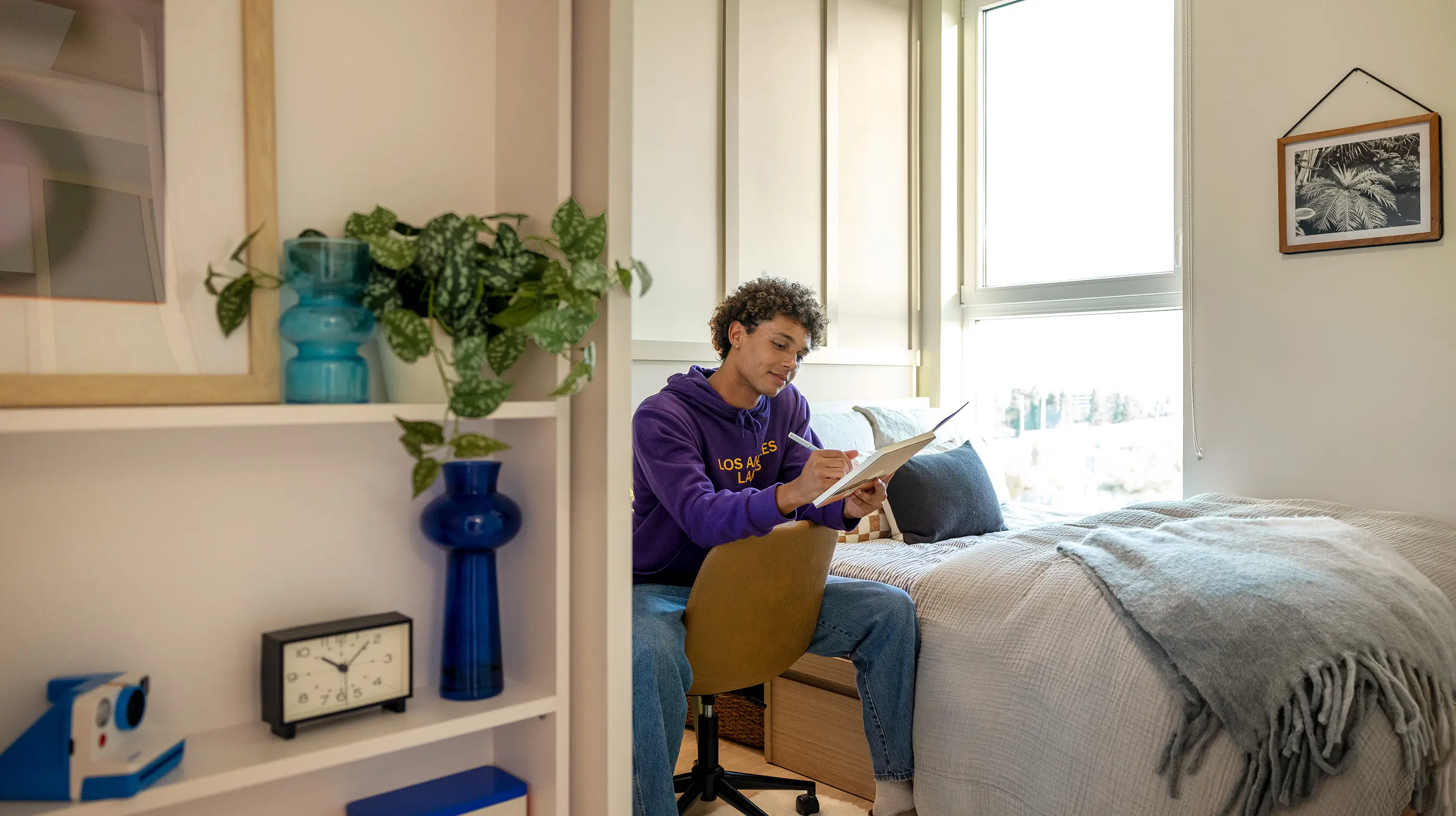 resident studying