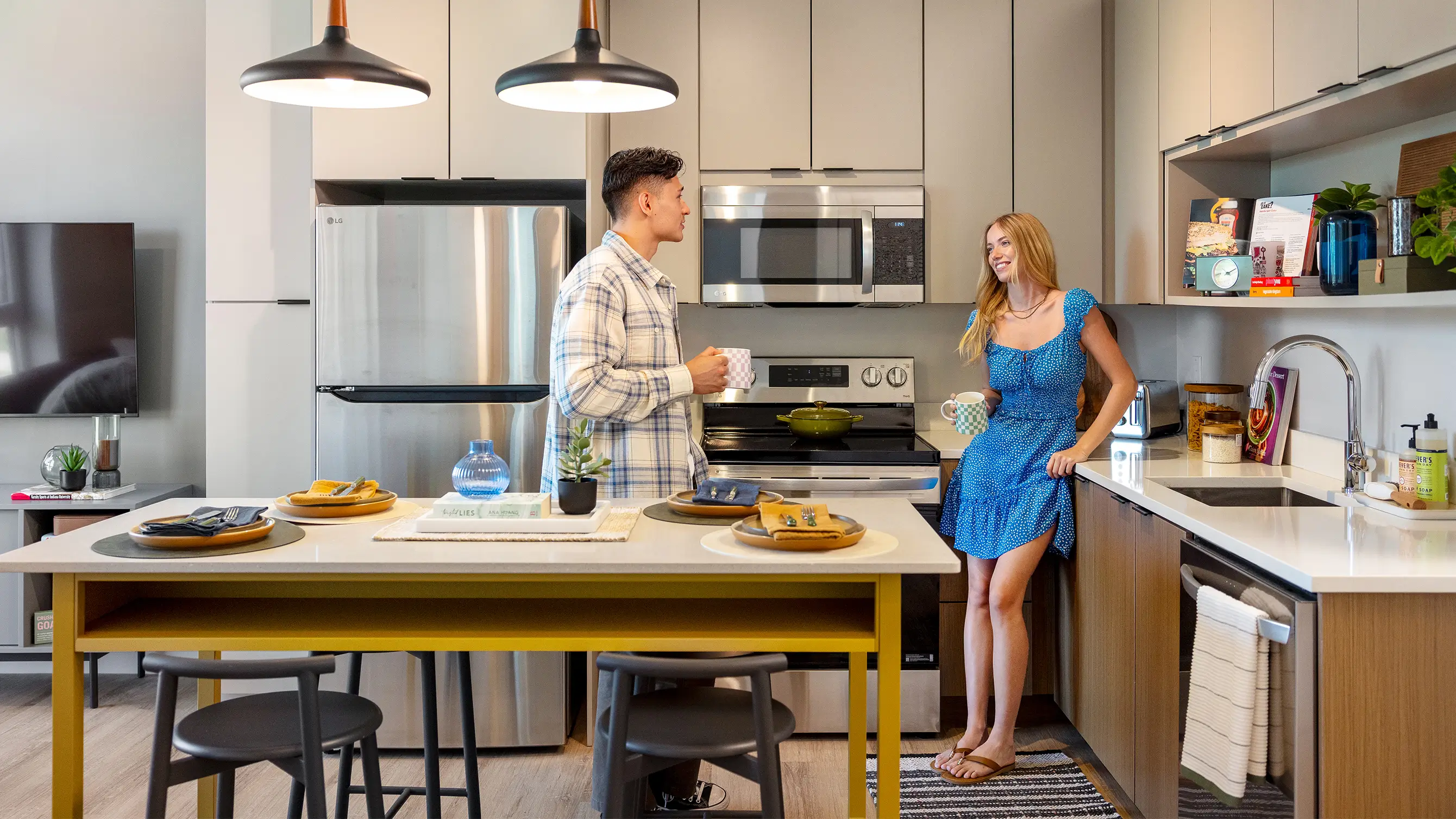 Friends in the kitchen