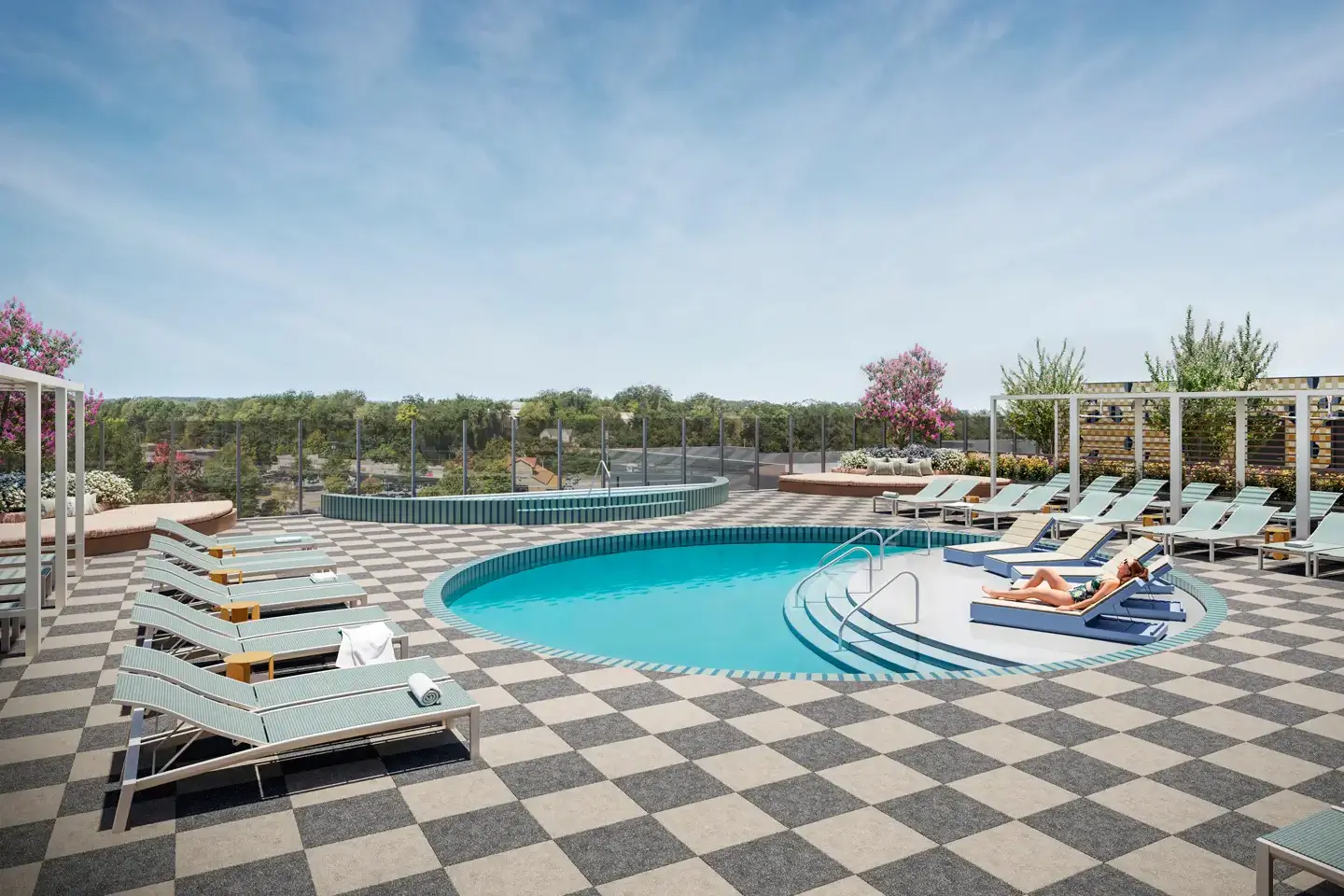 rooftop pool