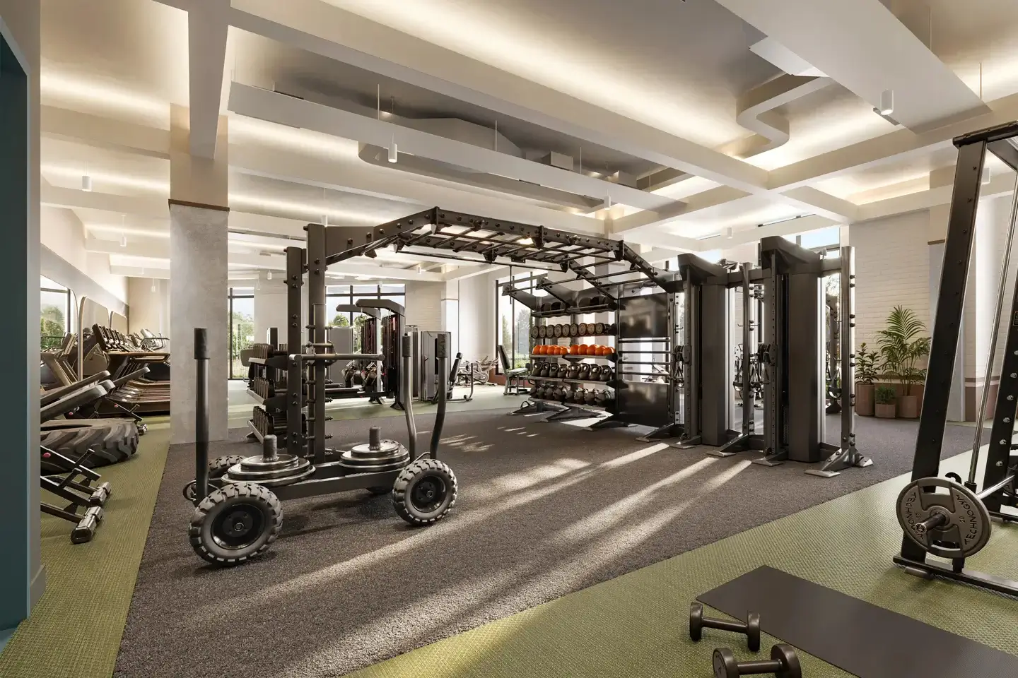 fitness center