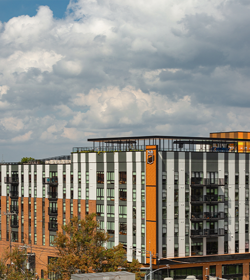 Exterior of Hub Lexington Limestone