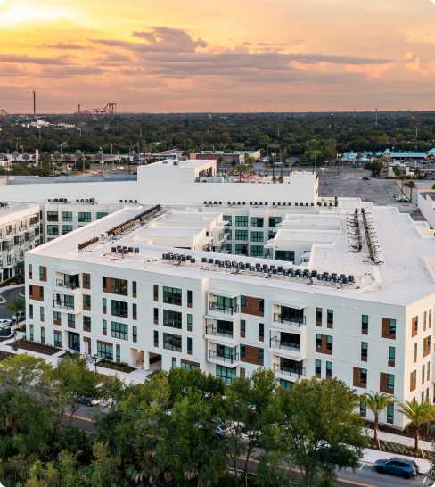 Aerial exterior view of Hub Tampa