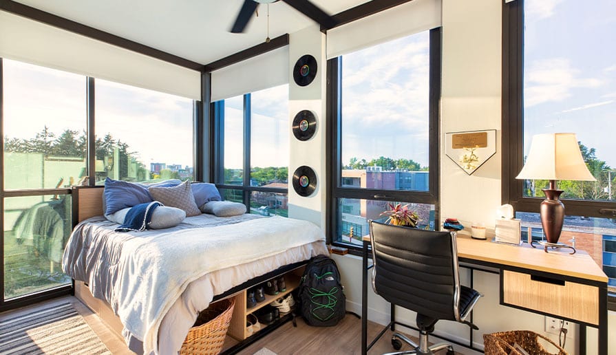 Independently Keyed Bedrooms With Solid Wood Doors