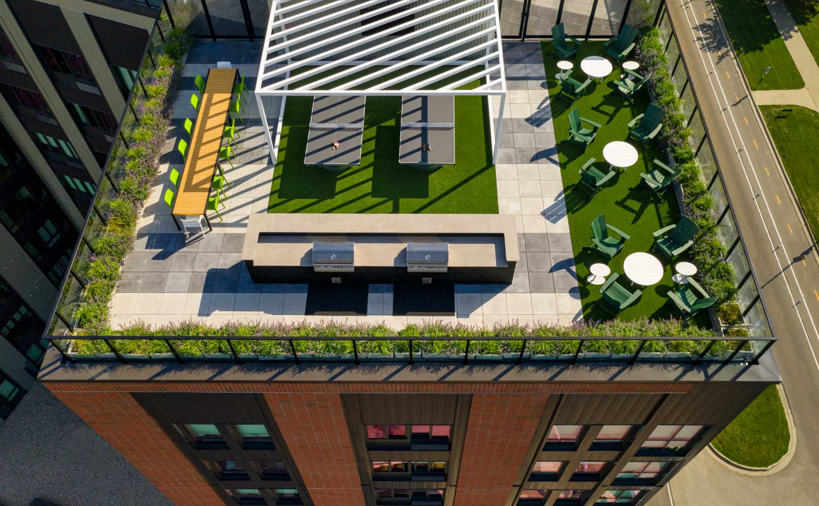 outdoor gathering spaces