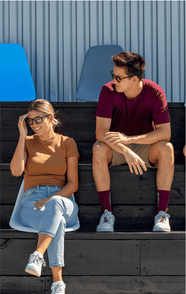 friends sitting together