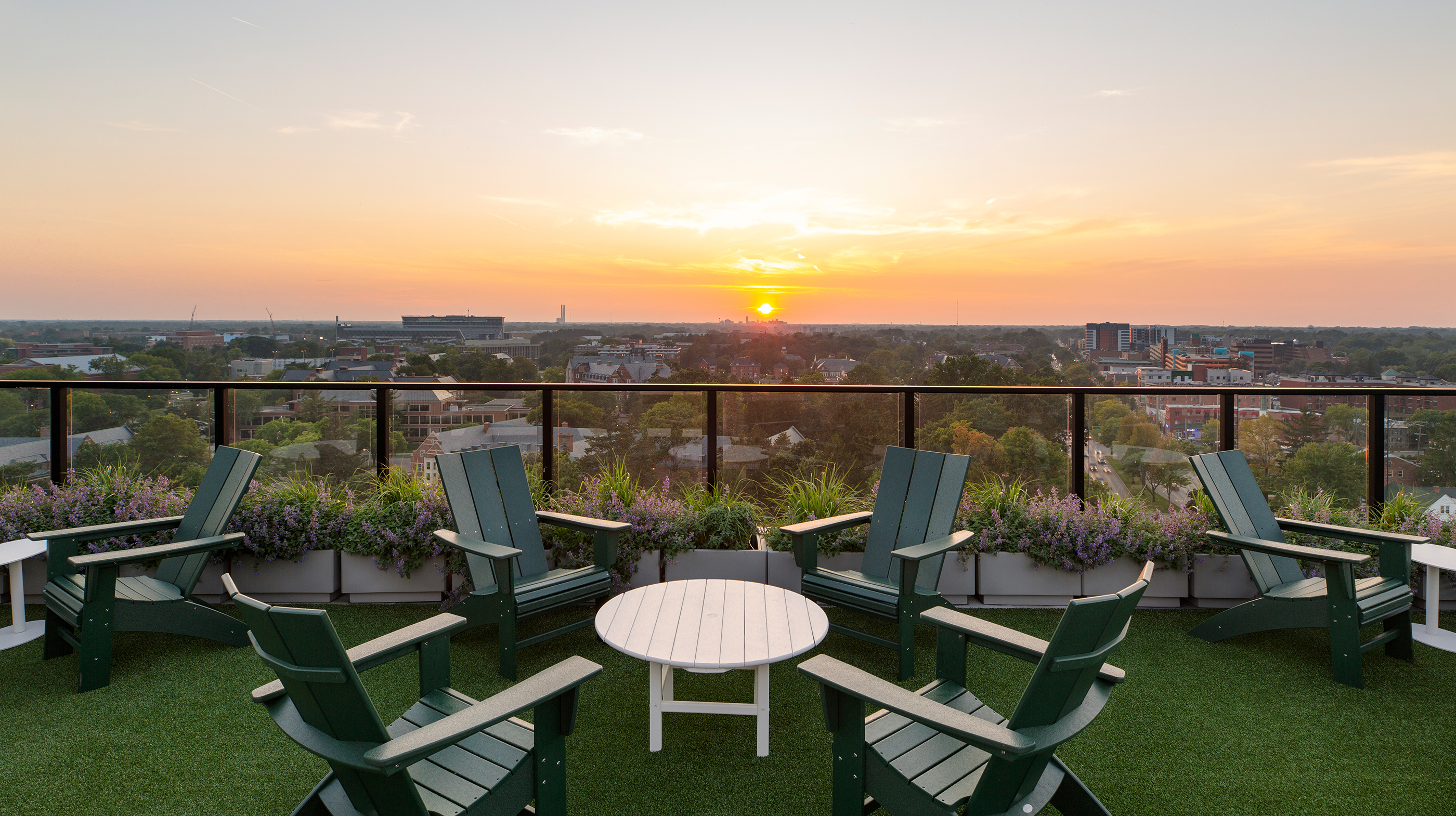 Outdoor seating area