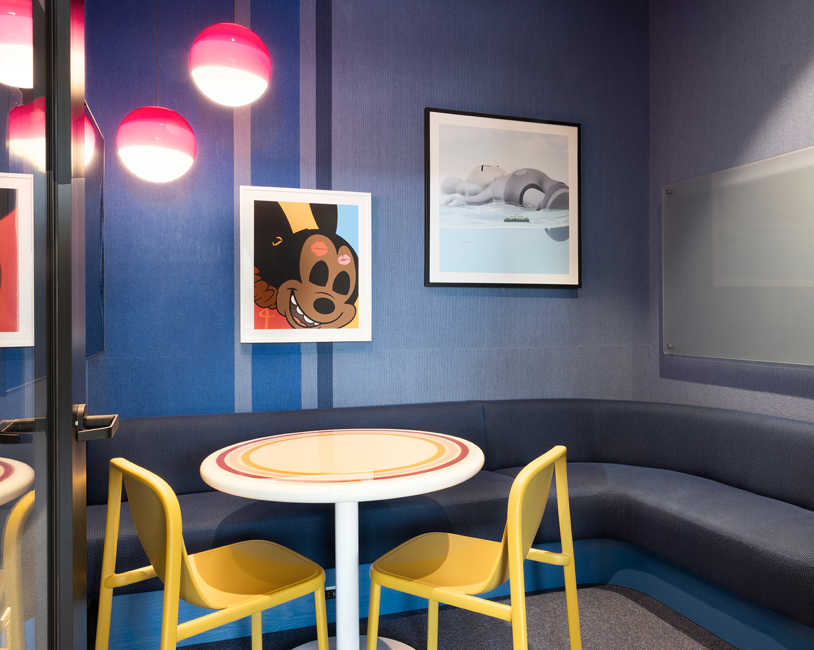 A private study area