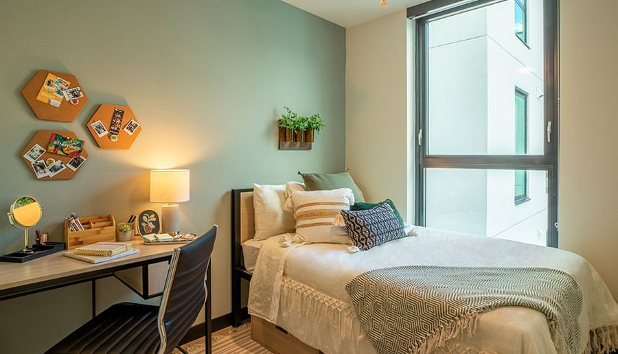 Independently Keyed Bedrooms With Solid Wood Doors & High-Quality Carpet