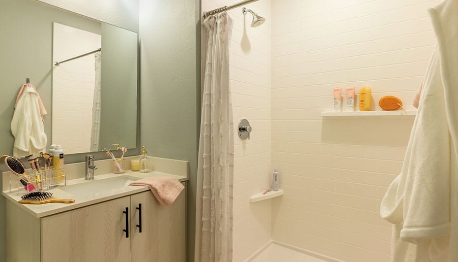 Walk-In Showers with Glass Enclosure