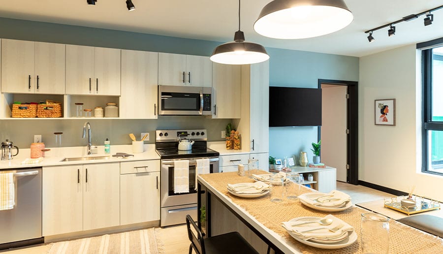 Fully Furnished with Custom Designed Furniture