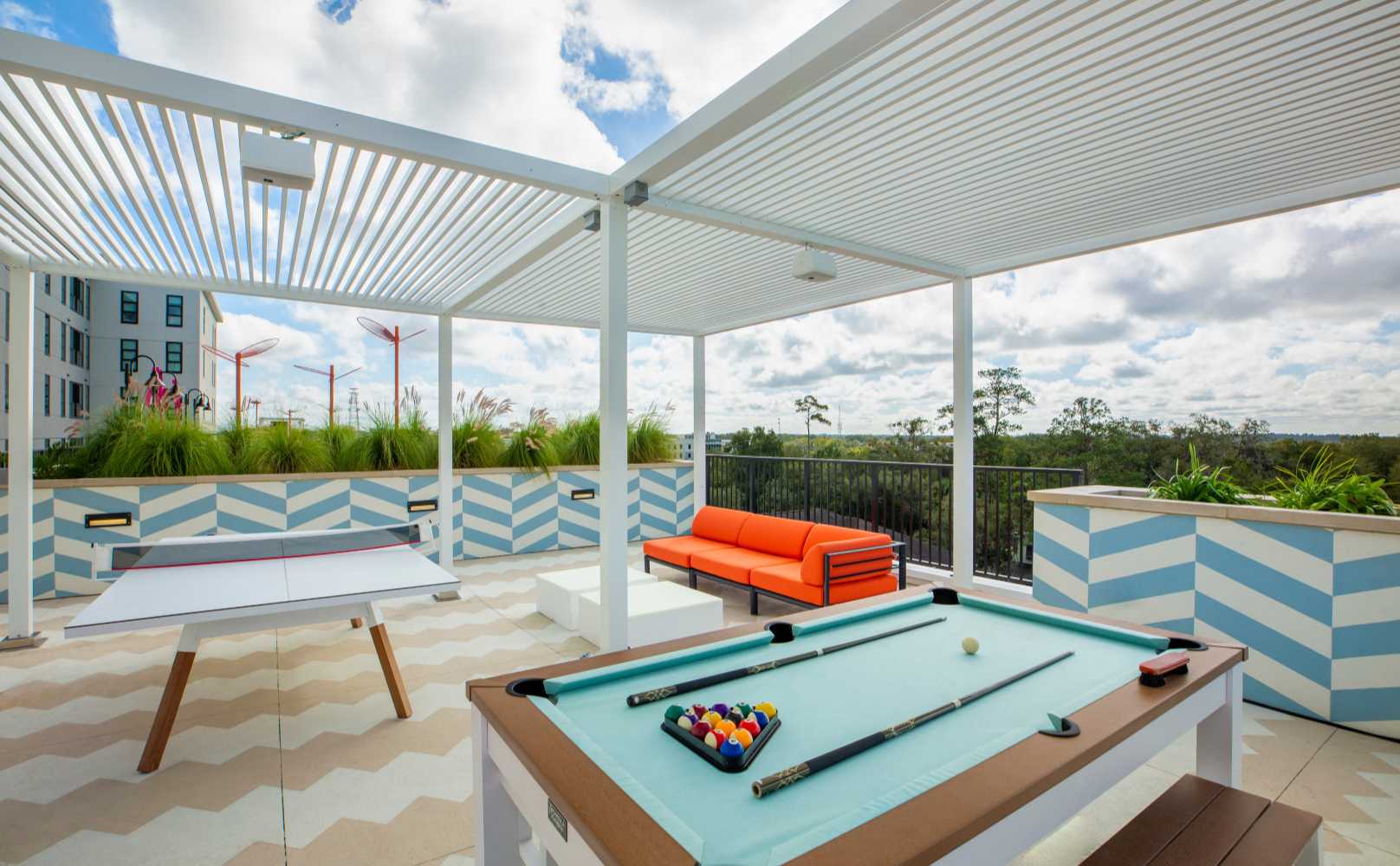 outdoor gathering area