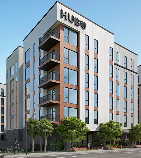 exterior of the Hub Tallahassee building