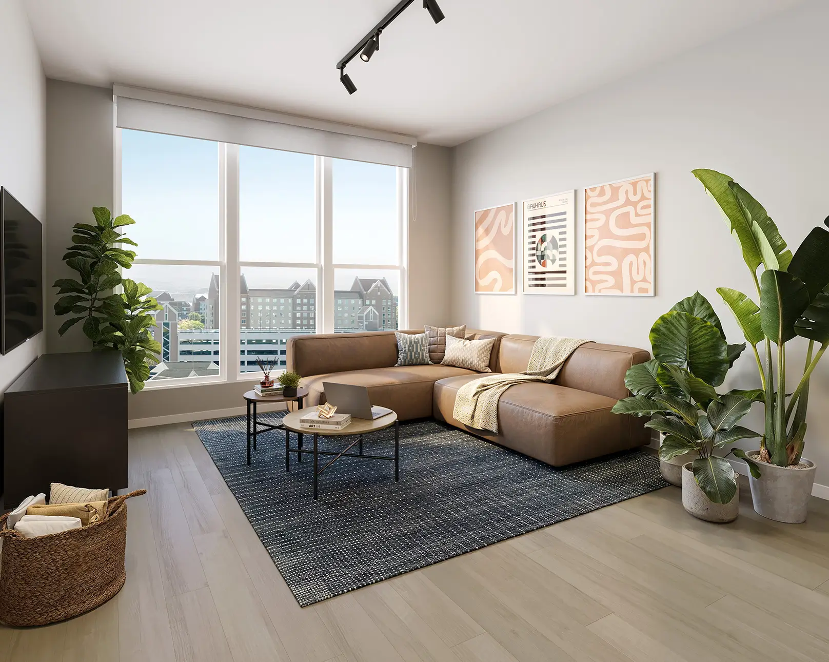 Furnished living room