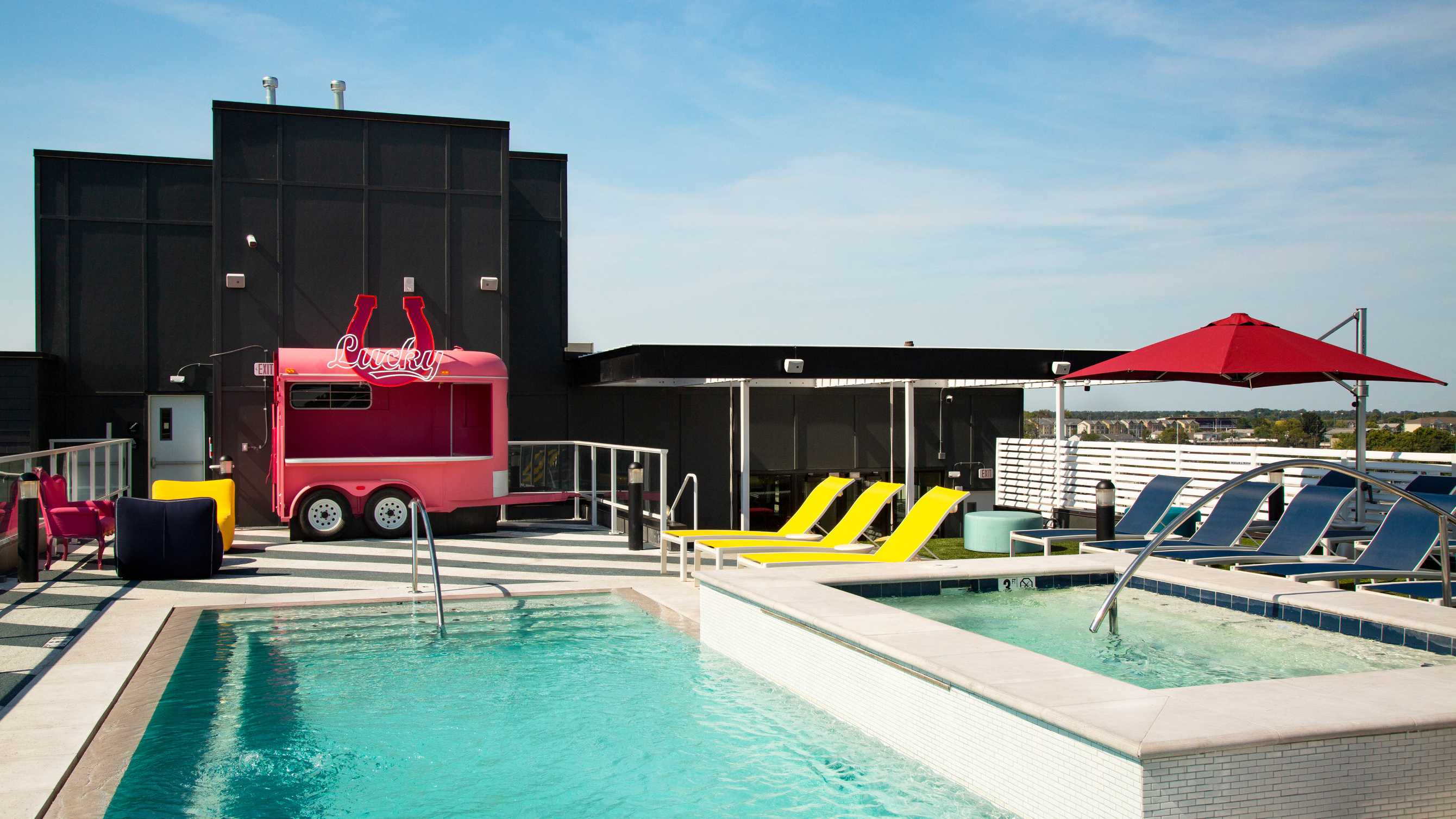 rooftop pool