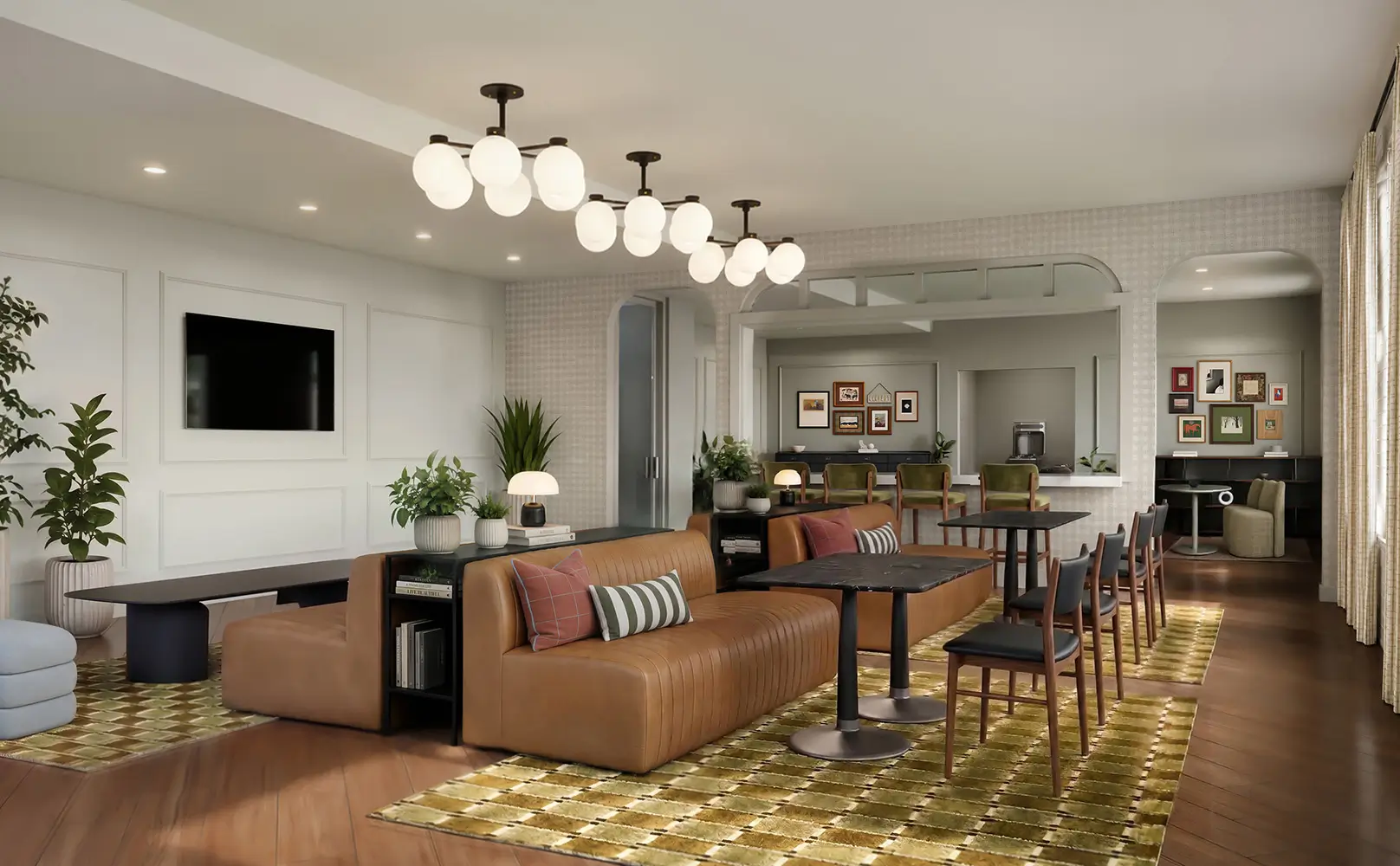 Resident lounge area