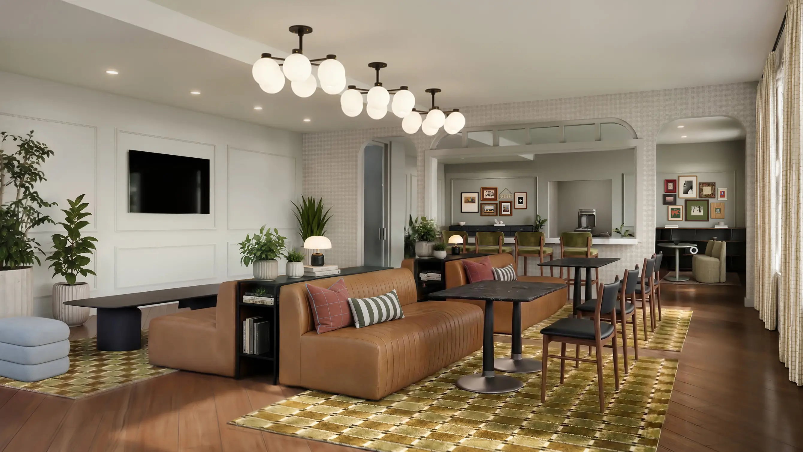 Resident lounge area