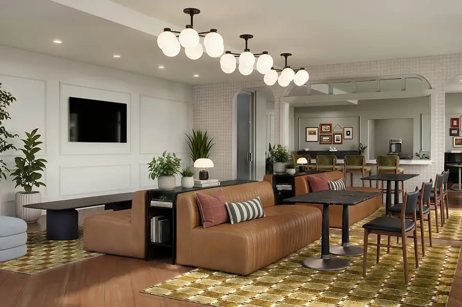 Resident lounge area