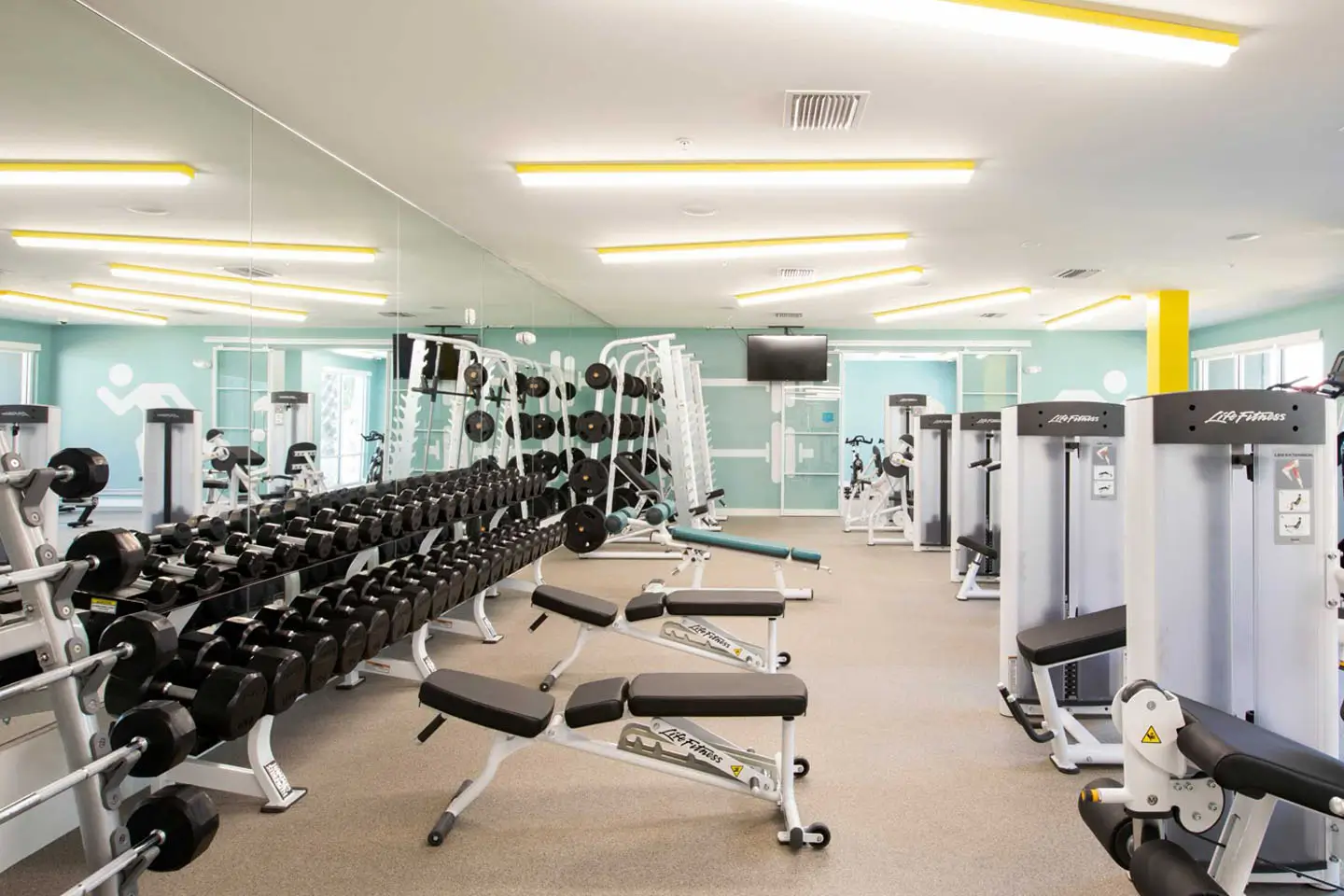 indoor fitness center