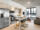 A kitchen with stainless steel appliances