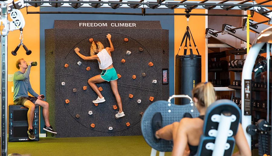 Fitness Center with State-of-the-Art Fitness Equipment with Virtual Trainer