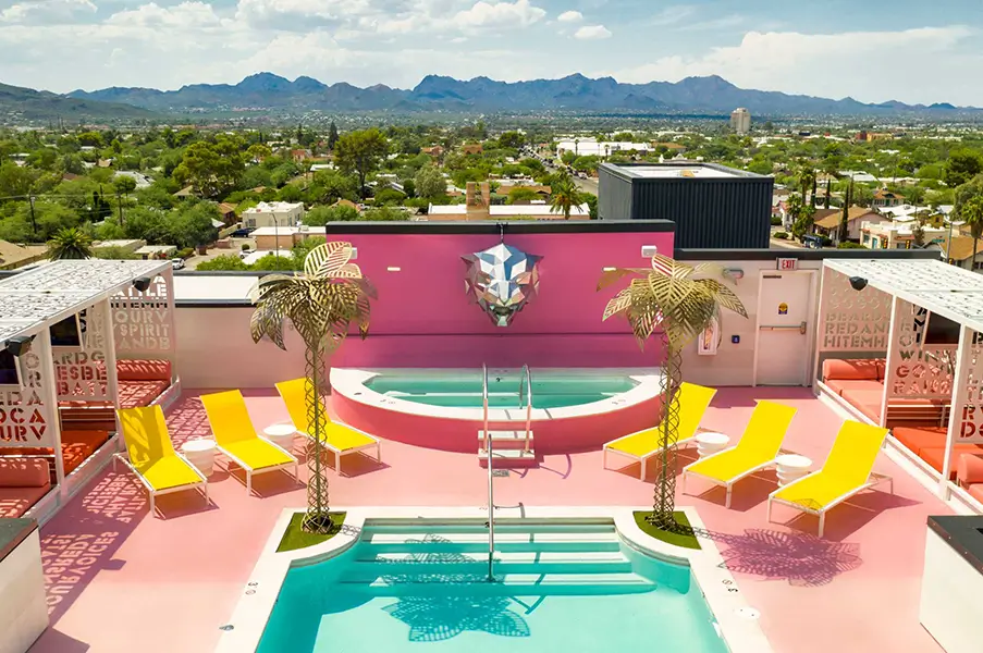 Hub Tucson speedway resort style pool