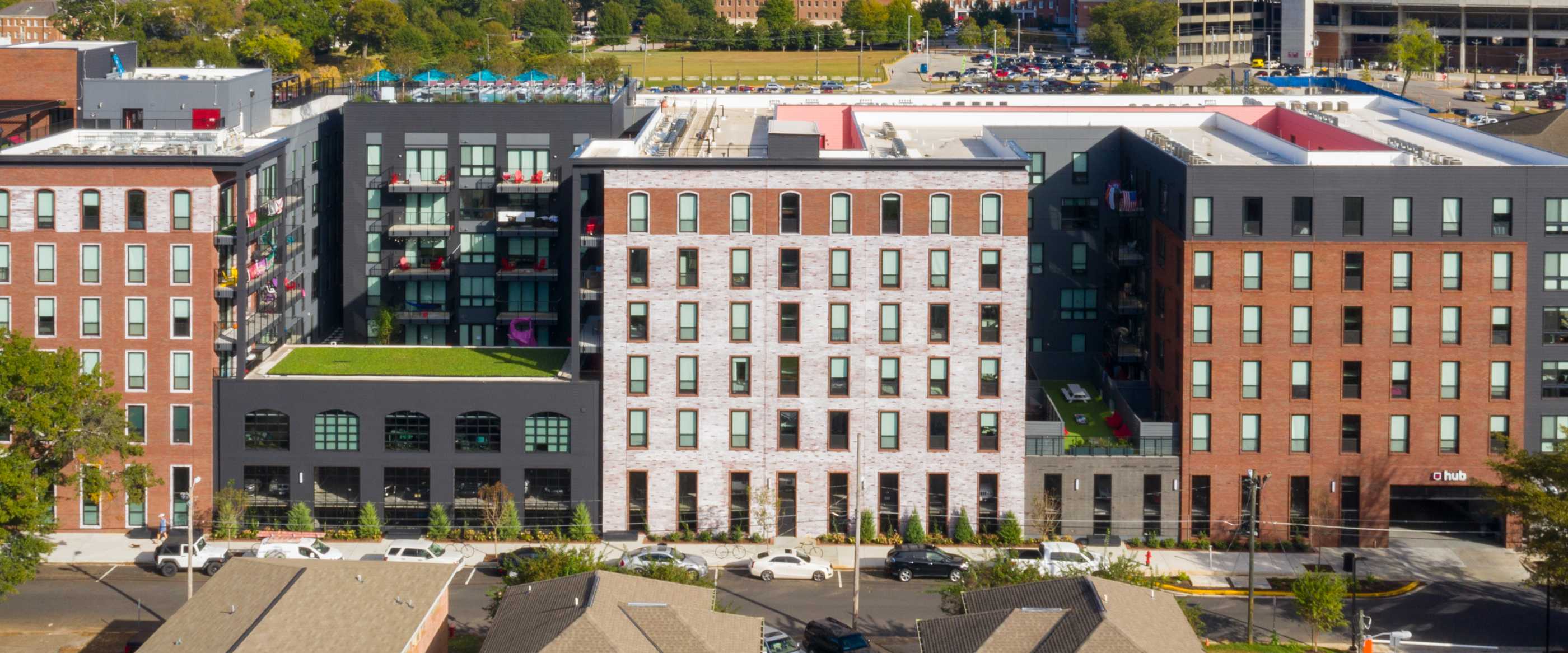 Exterior view of Hub Tuscaloosa