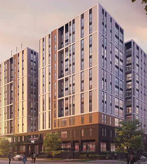 exterior of the Hub Madison Bassett