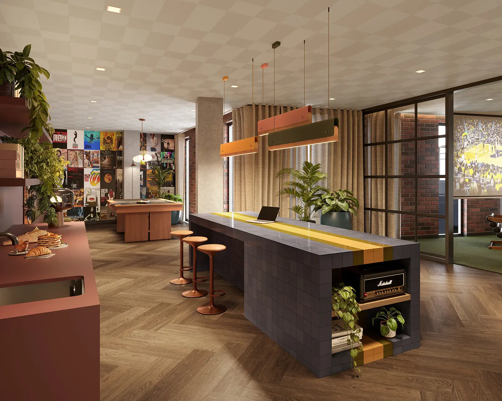 Resident clubroom