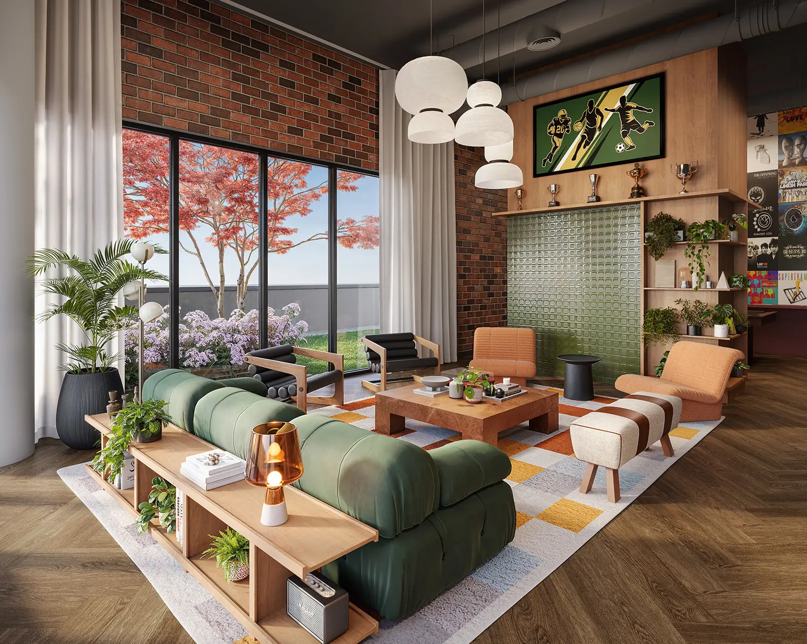 Community seating area