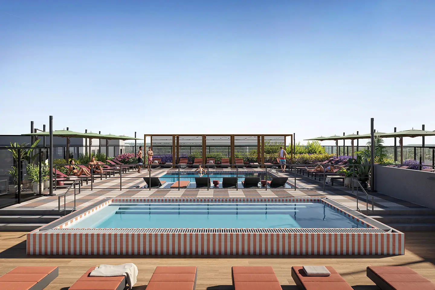 rooftop pool