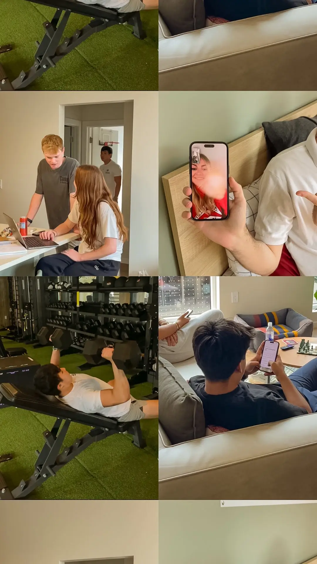 An aesthetic photo collage